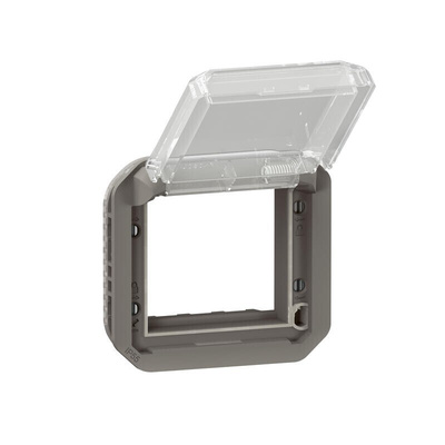 Legrand Black, Grey Light Switch Cover