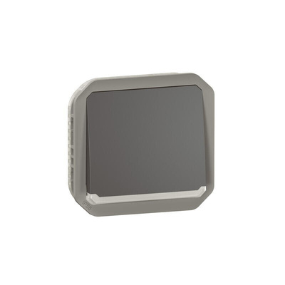 Legrand Grey Push Button Light Switch, 1 Way