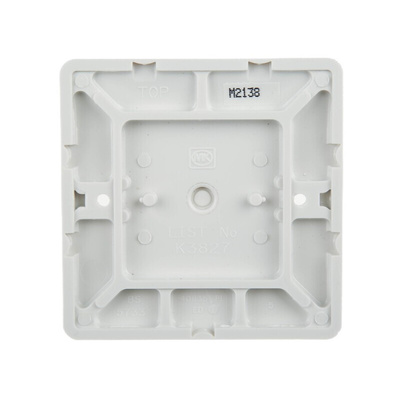 MK Electric White 1 Gang Blanking Plate