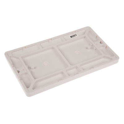 MK Electric White 2 Gang Blanking Plate