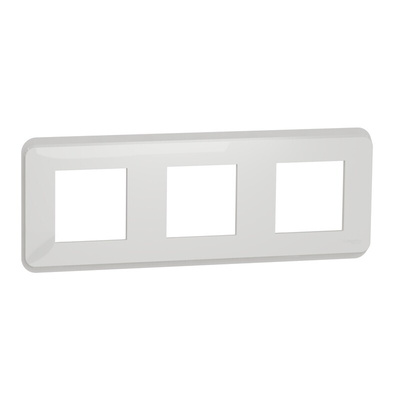 Schneider Electric White 3 Gang Cover