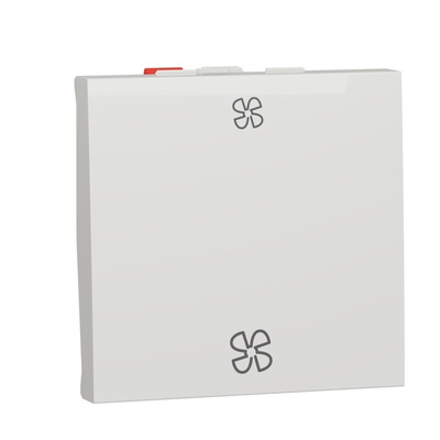 Schneider Electric White New Unica Fan Isolator Switch, 250V, IP4X