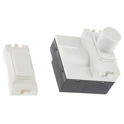 MK Electric 2 Way 1 Gang Dimmer Switch, 230V, 400W