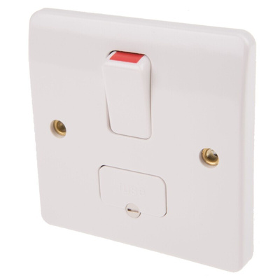 MK Electric 13A, 1 Gang Switched Fused Spur