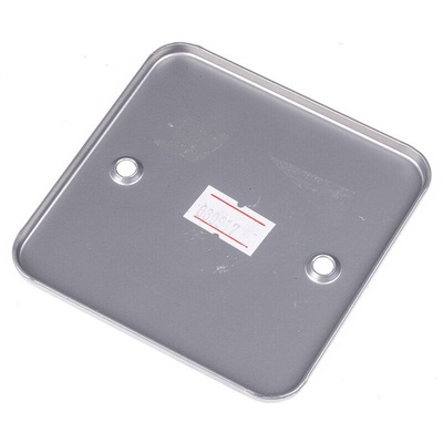 RS PRO Grey 1 Gang Blanking Plate