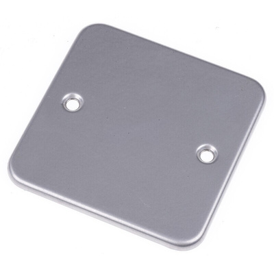 RS PRO Grey 1 Gang Blanking Plate
