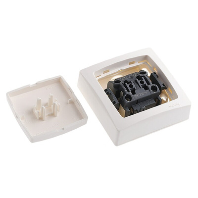 Legrand White Rocker Light Switch, 2 Way, Oteo