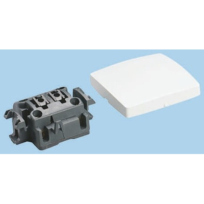 Legrand White Rocker Light Switch, 2 Way, Oteo