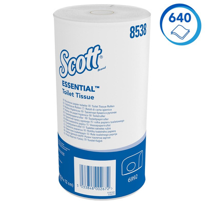 8538 | Kimberly Clark 36 Packs of rolls of 11520 Sheets Toilet Roll, 2 ply