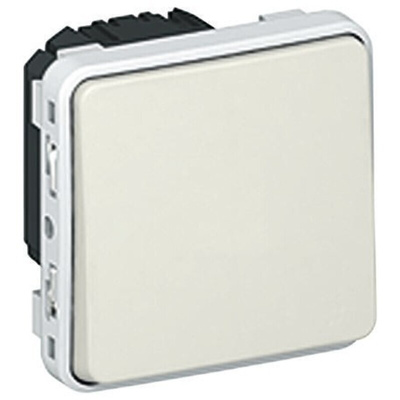 Legrand Outdoor Light Switch, 2 Way, 1 Gang, Plexo