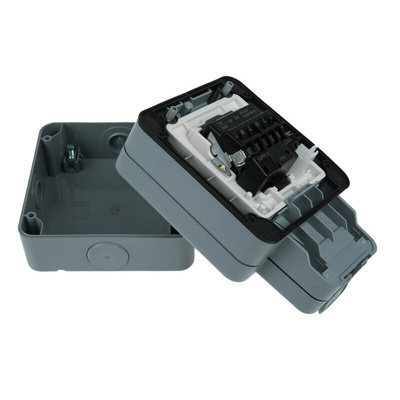 MK Electric 13A, 1 Gang Switched Fused Spur IP66
