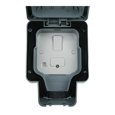 MK Electric 13A, 1 Gang Switched Fused Spur IP66