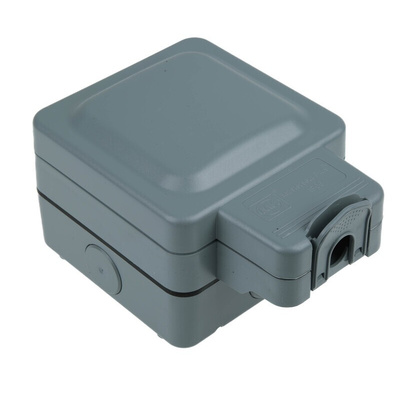 MK Electric 13A, 1 Gang Switched Fused Spur IP66