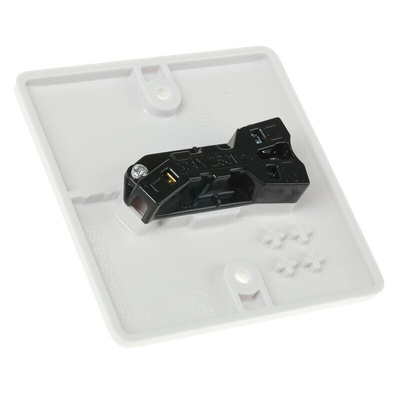 RS PRO White Rocker Light Switch, 2 Way, 1 Gang