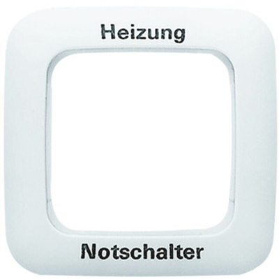 Busch Jaeger - ABB White 1 Gang Frame
