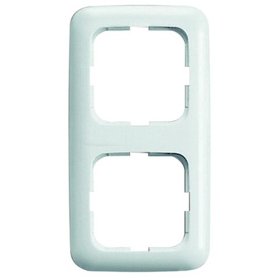 Busch Jaeger - ABB White 2 Gang Frame
