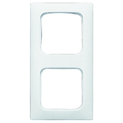 Busch Jaeger - ABB White 2 Gang Frame