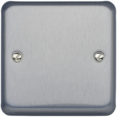 MK Electric Silver 1 Gang Blanking Plate