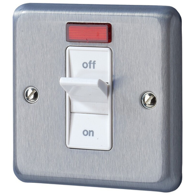 MK Electric 32A, 1 Gang Fused Spur