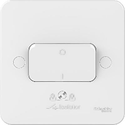 Schneider Electric White Lisse Fan Isolator Switch, 230V, IP20