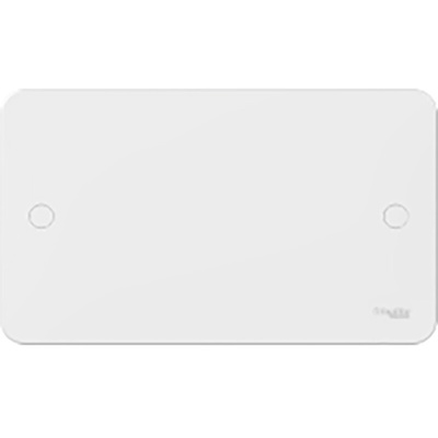 Schneider Electric White 2 Gang Blanking Plate