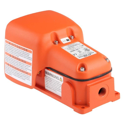 RS PRO Momentary Foot Switch - Aluminium Case Material, DP-CO, 3 A @ 240 V ac, 6 A @ 125 V ac Contact Current, 240V