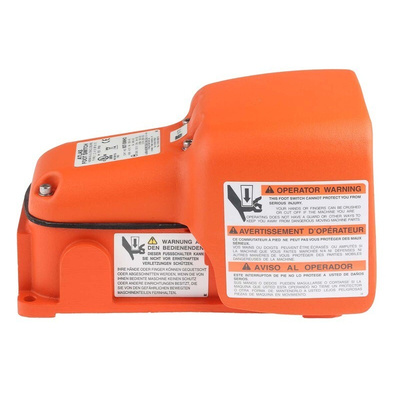 RS PRO Momentary Foot Switch - Aluminium Case Material, DP-CO, 3 A @ 240 V ac, 6 A @ 125 V ac Contact Current, 240V