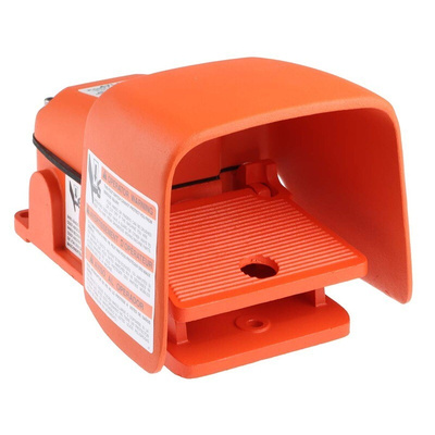 RS PRO Momentary Foot Switch - Aluminium Case Material, DP-CO, 3 A @ 240 V ac, 6 A @ 125 V ac Contact Current, 240V