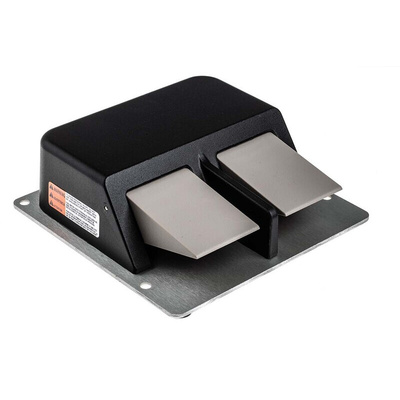 RS PRO Medium Duty Momentary Foot Switch - Aluminium Case Material, SP-CO, 16 A @ 250 V ac Contact Current, 250V