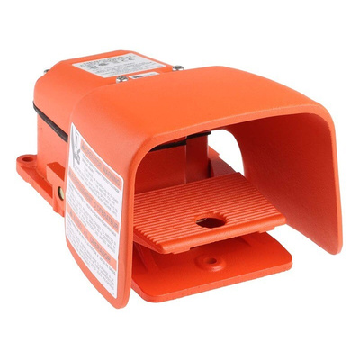 RS PRO Momentary Foot Switch - Cast Iron Case Material, DP-CO, 20 A @ 250 V ac Contact Current, 250V Contact Voltage