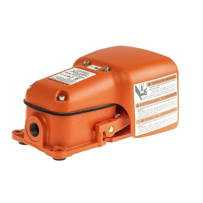 RS PRO Momentary Foot Switch - Cast Iron Case Material, SP-CO, 20 A @ 250 V ac Contact Current, 250V Contact Voltage