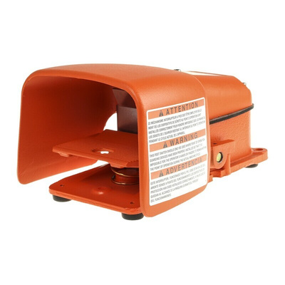 RS PRO Momentary Foot Switch - Cast Iron Case Material, SP-CO, 20 A @ 250 V ac Contact Current, 250V Contact Voltage