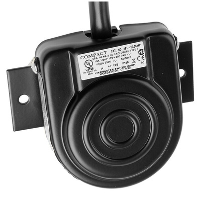 RS PRO Light Duty Momentary Foot Switch - Steel Case Material, SPST, 10 A @ 125 V ac Contact Current, 250V Contact