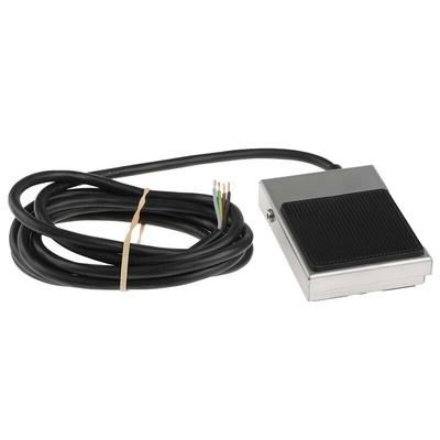 RS PRO General Purpose Momentary Foot Switch - Stainless Steel Case Material, SP-CO, 3 A Contact Current, 250V Contact