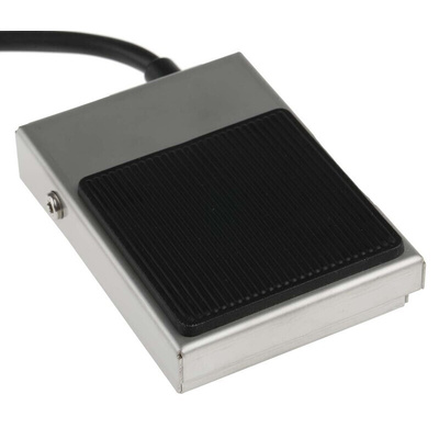 RS PRO General Purpose Momentary Foot Switch - Stainless Steel Case Material, SP-CO, 3 A Contact Current, 250V Contact