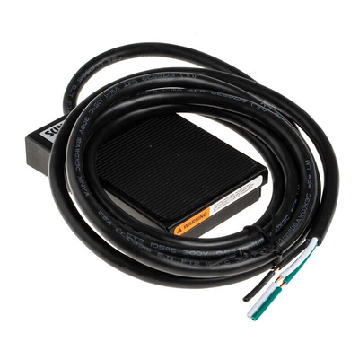 RS PRO Light Duty, Medium Duty Momentary Foot Switch - Steel Case Material, SPST-1NO, 10 A Contact Current, 250V