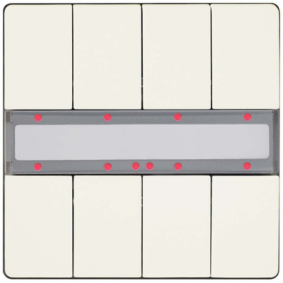 Siemens White Push Button Light Switch, 8 Way, GAMMA