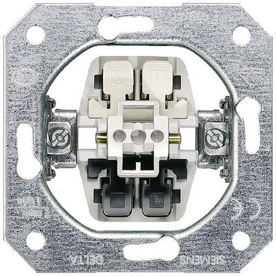 Siemens Rocker Light Switch, 2 Way, 1 Gang, Delta