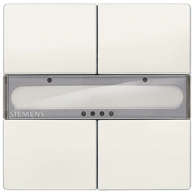 Siemens White Push Button Light Switch, 4 Way, GAMMA