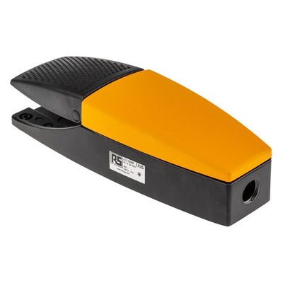 RS PRO Momentary Foot Switch - Die Cast Aluminium Case Material, NC/NO, 6 A @ 500 V ac Contact Current, 230V Contact