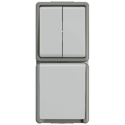 Siemens Grey Rocker Light Switch, 5TA4