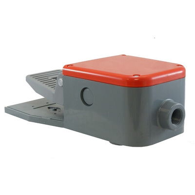 RS PRO Medium Duty Snap Action Foot Switch - Thermoplastic Case Material, NO + NC, 6 A Contact Current, 24V Contact