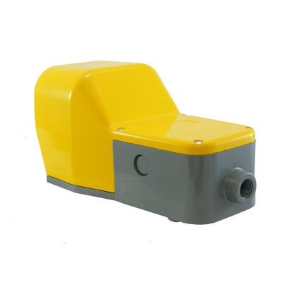 RS PRO Snap Action Foot Switch - Aluminium, Thermoplastic Case Material, NO + NC, 10A Contact Current, 24V Contact