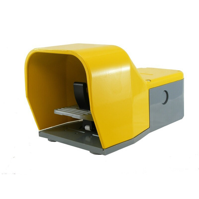 RS PRO Snap Action Foot Switch - Aluminium, Thermoplastic Case Material, NO + NC, 10A Contact Current, 24V Contact