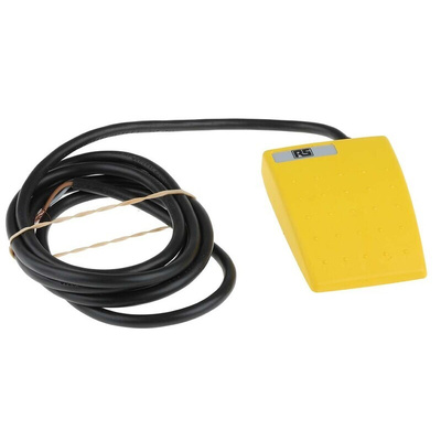 RS PRO General Purpose Momentary Foot Switch - Thermoplastic Case Material, SP-CO, 3 A Contact Current, 250V Contact