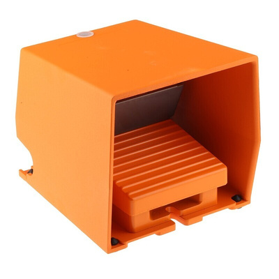 Schneider Electric Industrial Duty Momentary On-Off Foot Switch - Metal Case Material, SPDT, 270 mA @ 250 V dc, 3 A @
