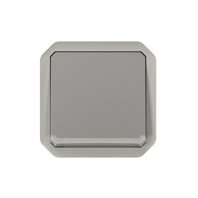 Legrand Grey Push Button Light Switch, 1 Way