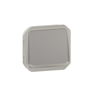 Legrand Grey Push Button Light Switch, 1 Way