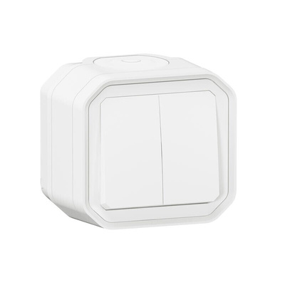 Legrand Black Push Button Light Switch, 1 Way