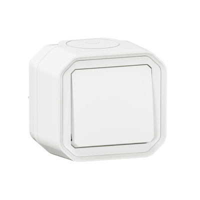 Legrand Black Push Button Light Switch, 1 Way